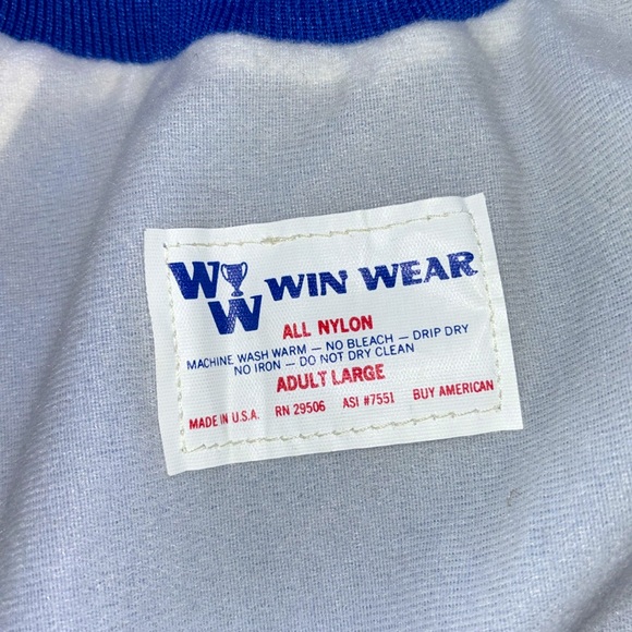 💎RARE💎True Vintage General Dynamics Varsity Satin Jacket, Size Large - Picture 6 of 9